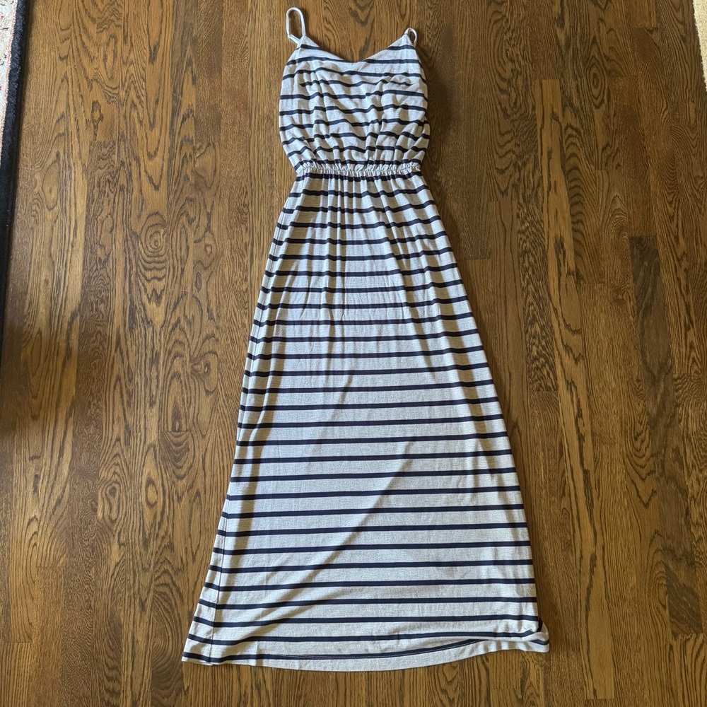 EUC Gap Striped Maxi Dress Size XS